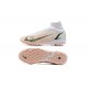 Cheap Nike Superfly 8 Elite TF 39 45 White Beige Black Soccer Cleats