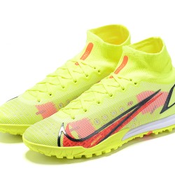 New Nike Superfly 8 Elite TF 39 45 Yellow Red High Soccer Cleats