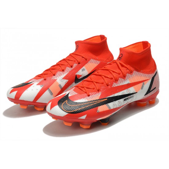 Buy Nike Superfly 8 Spark Positivity CR7 Elite FG 35 45 Soccer Cleats Red Black