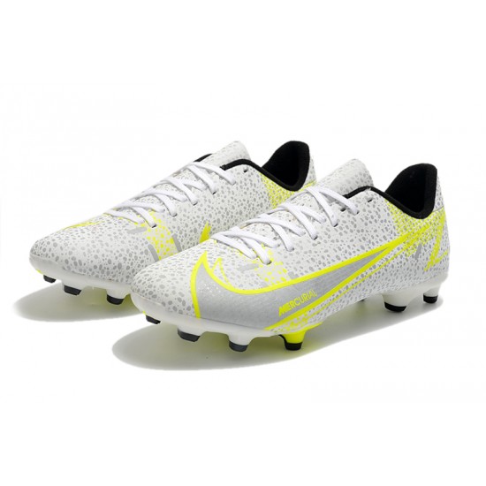 Newest Nike Vapor 14 Academy FG 39 45 Grey White Yellow Shoes