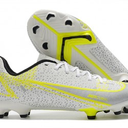 Newest Nike Vapor 14 Academy FG 39 45 Grey White Yellow Shoes