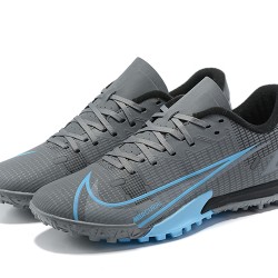 Newest Nike Vapor 14 Academy TF 39 45 Grey Blue Low Soccer Cleats