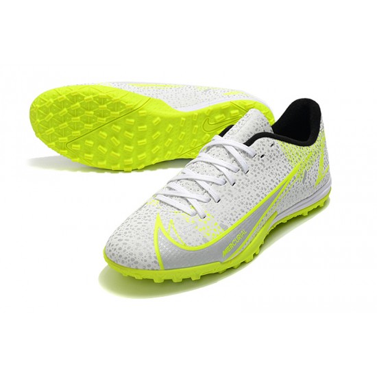 Discount Nike Vapor 14 Academy TF 39 45 White Yellow Black Low Soccer Cleats