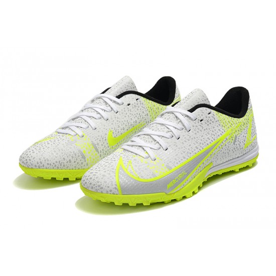 Discount Nike Vapor 14 Academy TF 39 45 White Yellow Black Low Soccer Cleats