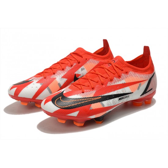 Hot Nike Vapor 14 Elite CR7 FG 35 45 Red Black White Soccer Cleats