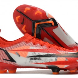 Hot Nike Vapor 14 Elite CR7 FG 35 45 Red Black White Soccer Cleats