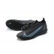 New Nike Vapor 14 Elite TF 39 45 Black Blue Low Soccer Cleats