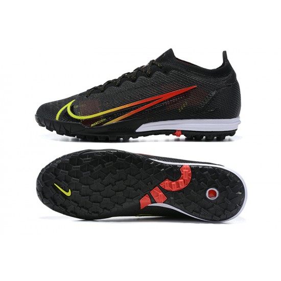 Discount Nike Vapor 14 Elite TF 39 45 Black Green Red Low Soccer Cleats