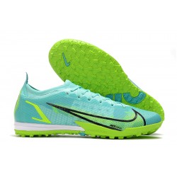 Hot Nike Vapor 14 Elite TF 39 45 Light Blue Black Low Soccer Cleats