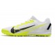 Hot Nike Zoom Vapor 14 Pro TF 39 45 White Black Yellow Soccer Cleats