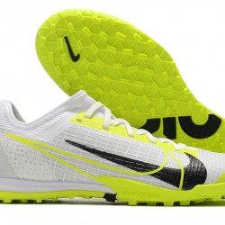 Hot Nike Zoom Vapor 14 Pro TF 39 45 White Black Yellow Soccer Cleats