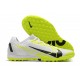 Hot Nike Zoom Vapor 14 Pro TF 39 45 White Black Yellow Soccer Cleats
