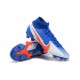 Nike Mercurial Superfly 7 Elite FG Deep Blue Orange Silver Soccer Cleats