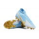 To Have A Strong Footing In A Market Nike Mercurial Superfly 7 Elite FG Ltblue Gold Grey Soccer Cleats For Sale