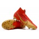 Nike Mercurial Superfly 7 Elite FG Red Gold Soccer Cleats