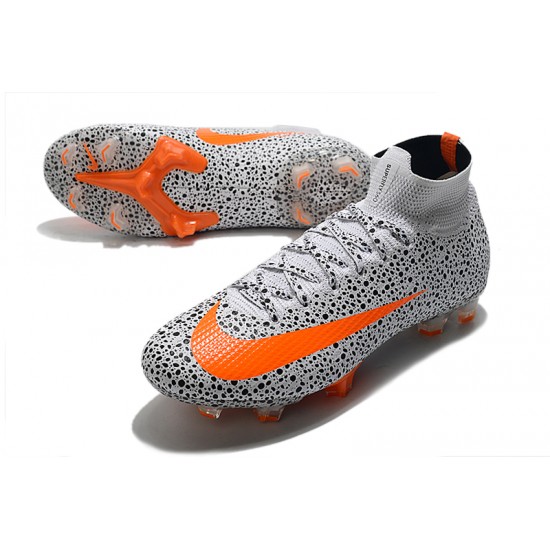 Sell Like Wild Fire Nike Mercurial Superfly 7 Elite Korea FG Black Grey Orange Soccer Cleats Shop