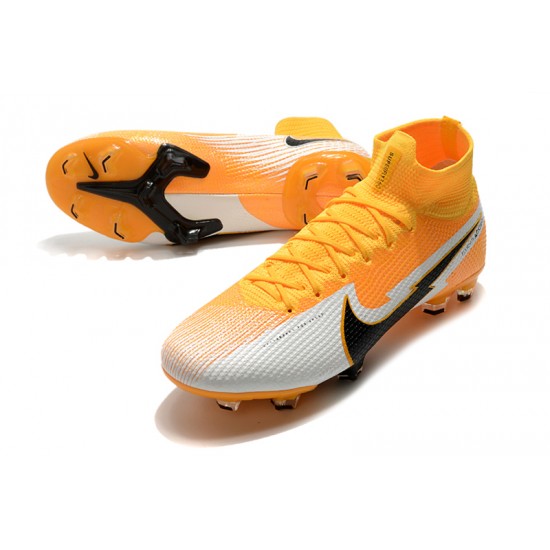 Order To Buy Nike Mercurial Superfly 7 Elite Korea FG Orange Silver Black Soccer Cleats Online Shop