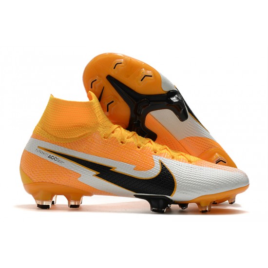 Order To Buy Nike Mercurial Superfly 7 Elite Korea FG Orange Silver Black Soccer Cleats Online Shop