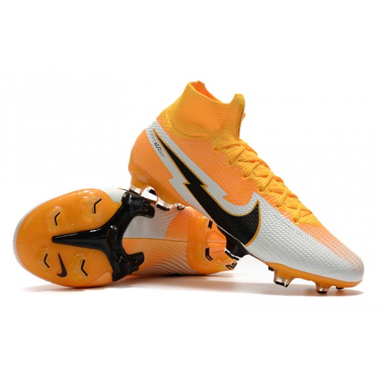 Order To Buy Nike Mercurial Superfly 7 Elite Korea FG Orange Silver Black Soccer Cleats Online Shop