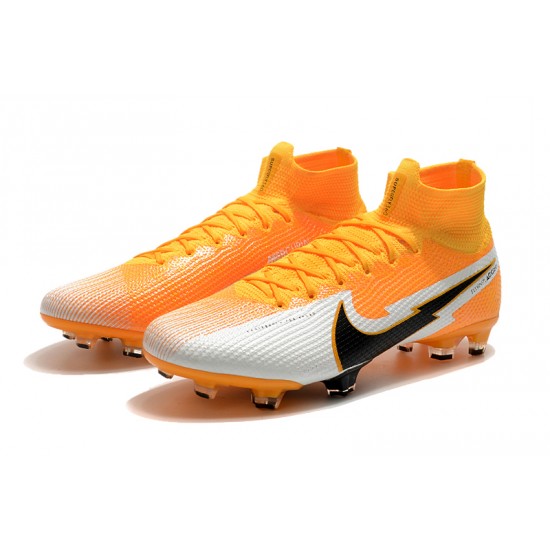 Order To Buy Nike Mercurial Superfly 7 Elite Korea FG Orange Silver Black Soccer Cleats Online Shop