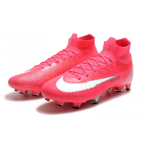 Nike Mercurial Superfly 7 Elite Korea FG Silver Peach Soccer Cleats