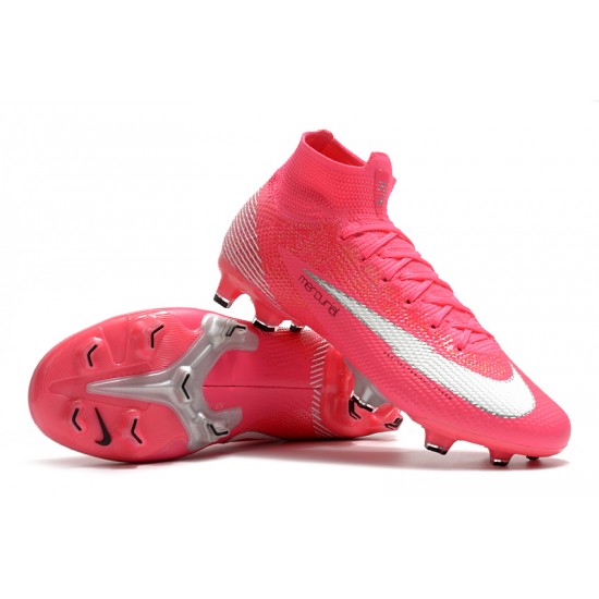 Nike Mercurial Superfly 7 Elite Korea FG Silver Peach Soccer Cleats