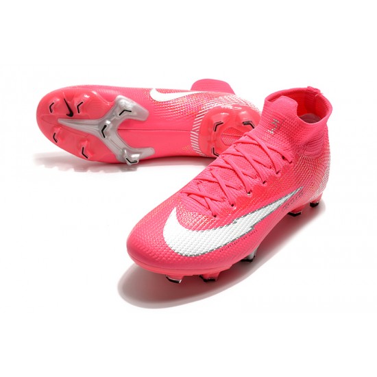 Nike Mercurial Superfly 7 Elite Korea FG Silver Peach Soccer Cleats