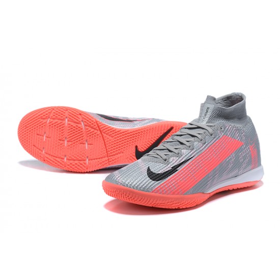 Goods That Sell Well Nike Mercurial Superfly 7 Elite MDS IC Grey Orange Black Soccer Cleats Shop Online