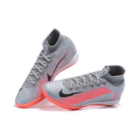 Goods That Sell Well Nike Mercurial Superfly 7 Elite MDS IC Grey Orange Black Soccer Cleats Shop Online