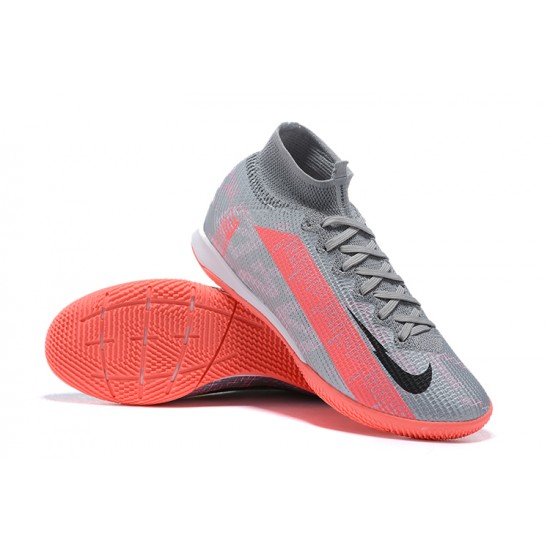 Goods That Sell Well Nike Mercurial Superfly 7 Elite MDS IC Grey Orange Black Soccer Cleats Shop Online