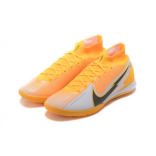 Order To Buy Nike Mercurial Superfly 7 Elite MDS IC Orange Silver Black Soccer Cleats Online Shop