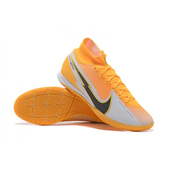 Order To Buy Nike Mercurial Superfly 7 Elite MDS IC Orange Silver Black Soccer Cleats Online Shop