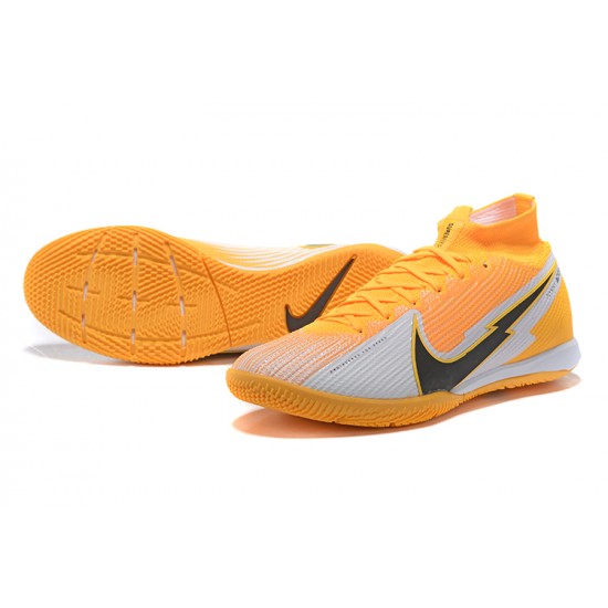 Order To Buy Nike Mercurial Superfly 7 Elite MDS IC Orange Silver Black Soccer Cleats Online Shop