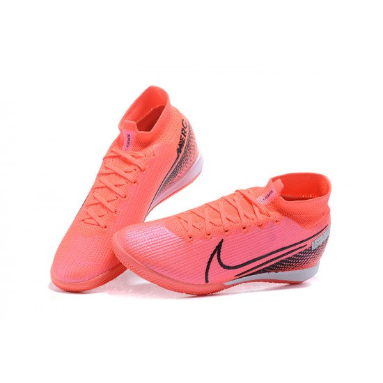 Nike Mercurial Superfly 7 Elite MDS IC Pink Black Soccer Cleats