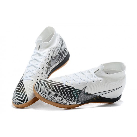 Explore Nike Mercurial Superfly 7 Elite MDS IC White Black Soccer Cleats Online