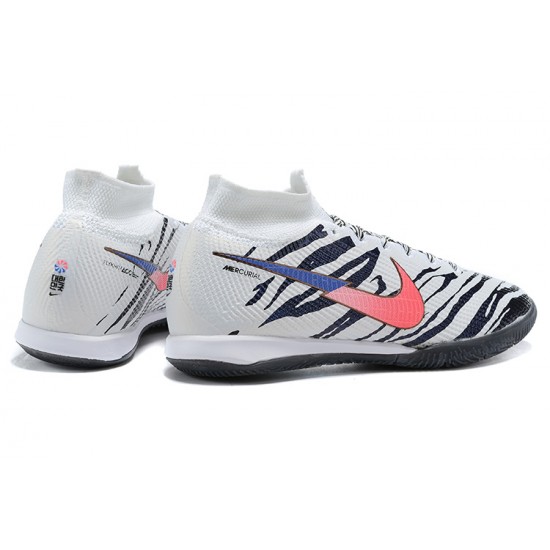 Order To Buy Nike Mercurial Superfly 7 Elite MDS IC White Black Pink Soccer Cleats On Sale