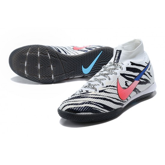 Order To Buy Nike Mercurial Superfly 7 Elite MDS IC White Black Pink Soccer Cleats On Sale