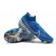 Nike Mercurial Superfly 7 Elite SE FG Blue White Soccer Cleats