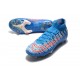 Nike Mercurial Superfly 7 Elite SE FG Blue White Orange Soccer Cleats