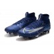 Choose To Buy Nike Mercurial Superfly 7 Elite SE FG Deep Blue White Soccer Cleats Online