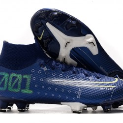 Nike Mercurial Superfly 7 Elite SE FG Deep Blue White Soccer Cleats