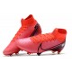 Nike Mercurial Superfly 7 Elite SE FG Red Pink Black Soccer Cleats