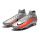 Nike Mercurial Superfly 7 Elite SE FG Silver Orange Black Soccer Cleats