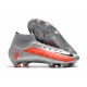 Nike Mercurial Superfly 7 Elite SE FG Silver Orange Black Soccer Cleats