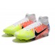 The Best Selling Line Nike Mercurial Superfly 7 Elite SE FG White Black Green Multi Soccer Cleats Shop