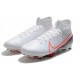 Nike Mercurial Superfly 7 Elite SE FG White Black Orange Soccer Cleats