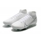 To Have A Strong Footing In A Market Nike Mercurial Superfly 7 Elite SE FG White Silver Soccer Cleats On Sale