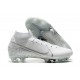 To Have A Strong Footing In A Market Nike Mercurial Superfly 7 Elite SE FG White Silver Soccer Cleats On Sale