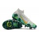 Nike Mercurial Superfly 7 Elite SE SG High Grey Gold Green Soccer Cleats