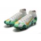 Nike Mercurial Superfly 7 Elite SE SG High Grey Gold Green Soccer Cleats